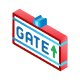 Enhanced Passenger Flowairport-gate 1